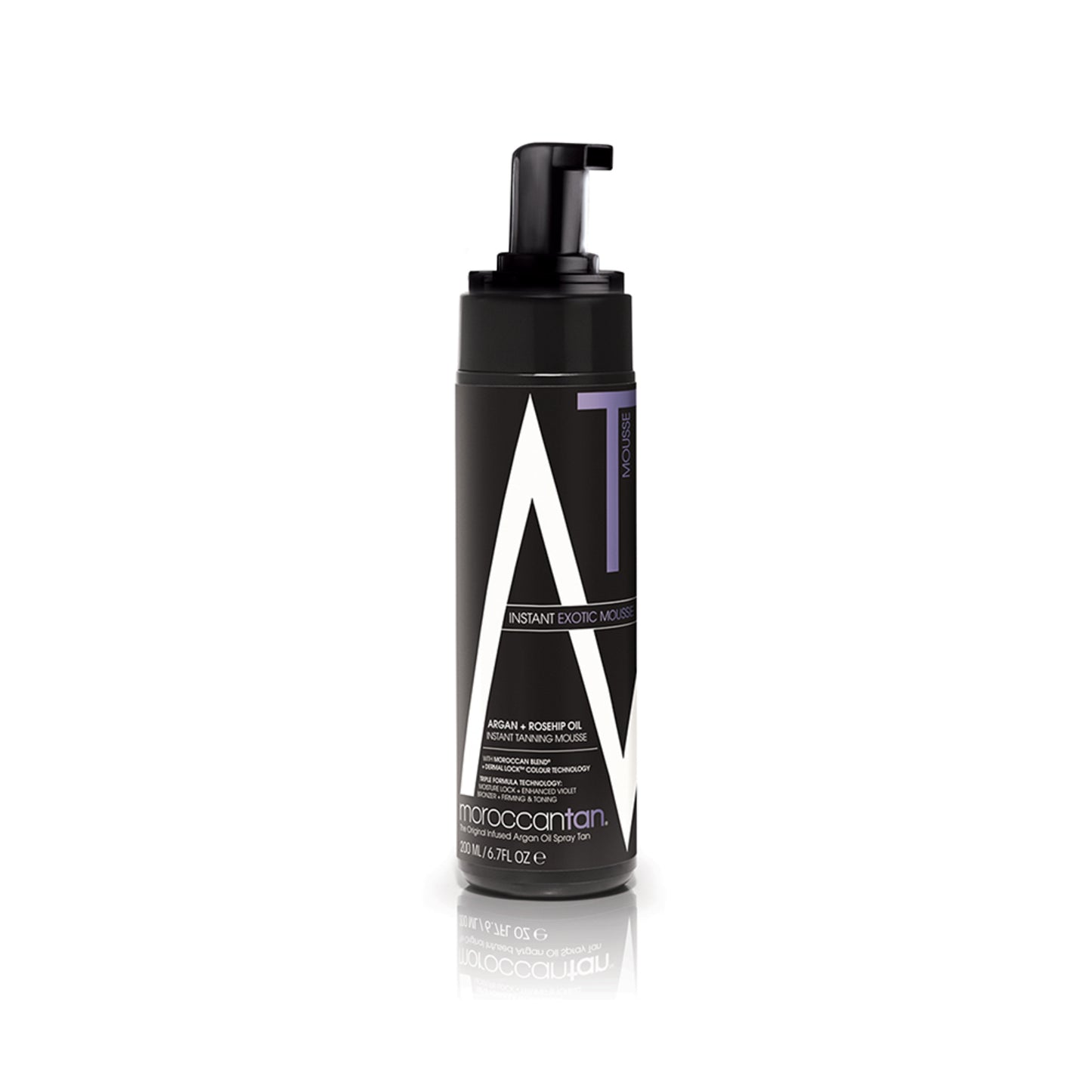 Exotics Instant Tanning Mousse Violet Base Moroccan Tan 200ml